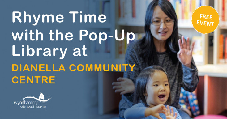 Rhyme Time with the Pop-Up Library at Dianella Community Centre